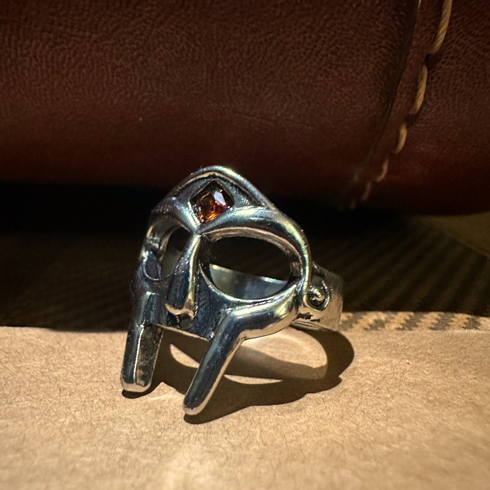 Mf doom ring with gem 💎💍
